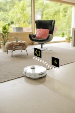 Karcher Rvm 4 Comfort Robot Vacuum Cleaner with Laser Mapping & Suction Power 15000Pa White - Image 6
