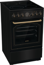 Gorenje Cooker 70lt with Ceramic Hobs W50cm. Black - Image 3