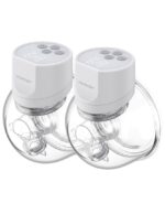 Momcozy Ηλεκτρικό Διπλό Θήλαστρο Μπαταρίας Χωρίς BPA Γκρι 180ml - Image 2