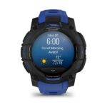 Garmin Instinct 3 AMOLED Aluminium 45mm Αδιάβροχο Smartwatch με Παλμογράφο (Black/Bolt Blue Band) - Image 16
