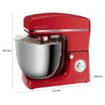 Bomann KM 6036 Stand Mixer 1500W with Stainless Mixing Bowl 10lt - Image 3
