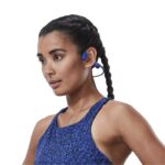 Shokz OpenRun Bone Conduction Bluetooth Handsfree Earphones with Sweat Resistance Blue - Image 4
