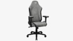 Aerocool Crown AeroSuede Fabric Gaming Chair with Adjustable Arms stone grey - Image 6
