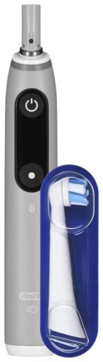 Oral-B iO Series 6 Electric Toothbrush with Pressure Sensor and Travel Case Grey Opal - Image 2