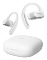 Shokz OpenFit Air Open Ear Bluetooth Handsfree Earphones with Sweat Resistance and Charging Case White - Image 2