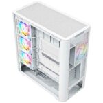 Modecom Volcano AQ400 Gaming Midi Tower Computer Case with Side Window White - Image 3