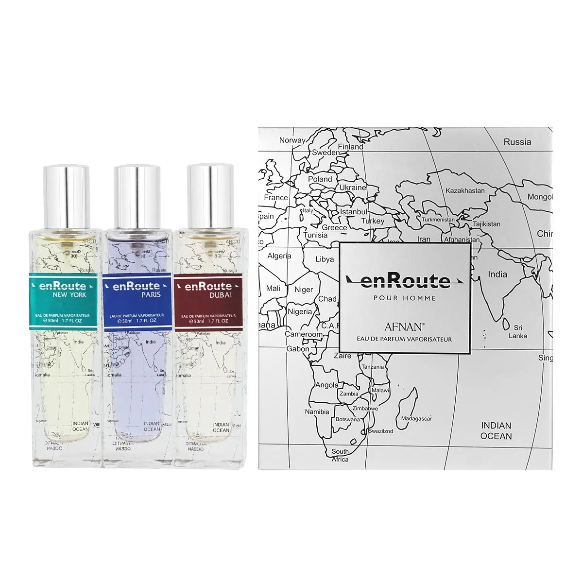 6290171001843.webp Afnan Enroute Eau De Parfum Pour Homme New York 50ml Eau De Parfum 50ml Paris Eau De Parfum 50mldubai - Image 1