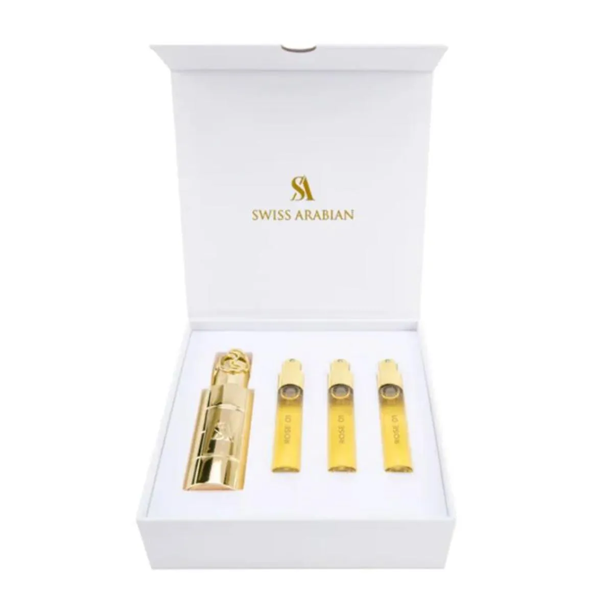 6295124039409.webp Swiss Arabian Rose Experience Eau De Parfum Set 1ml - Image 1