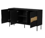 Cama INSERTO 3D chest of drawers 143.5x40x80 black + LED - Image 4