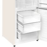 Ravanson LKK-315RM Retro Fridge 597 mm x 707 mm x 1943 mm | 315 l | Total No Frost | Energy Class E | Cream - Image 3