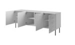 HOLE chest 190x40.5x74.5 cm white matt