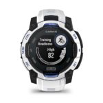 Garmin Instinct 3 Solar Aluminium 45mm Waterproof Smartwatch with Heart Rate Monitor (Whitestone and Blue Limited Edition) - Image 11