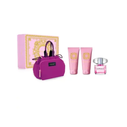 Versace Bright Crystal Women's Set with Eau de Toilette 4pcs