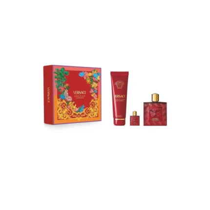 Versace Versace Eros Flame Gift Men's Fragrance Set with Eau de Parfum and Shower Gel