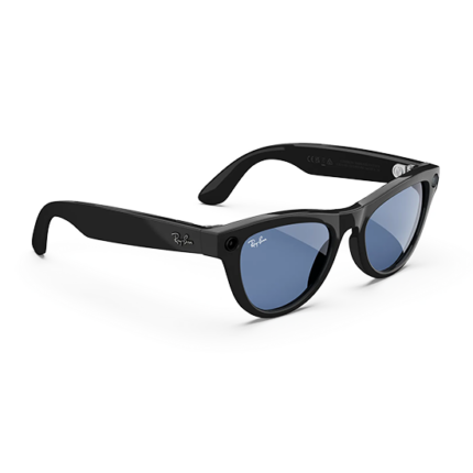 Ray Ban Meta Skyler Gen 1 Transitions Blue Lenses Shiny Black Smart Glasses Μαύρα