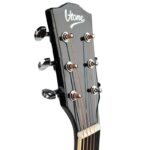 V-tone Semi-Acoustic Guitar Cutaway Black / Spruce - Image 5