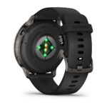 Garmin Venu 4 Stainless Steel 45mm Αδιάβροχο Smartwatch με Παλμογράφο (Slate with Black) - Image 2