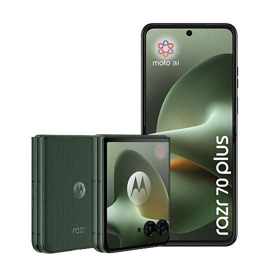 840493618555.png Motorola Razr 70+ 5G Dual SIM (12/512GB) PANTONE Mountain View - Image 1