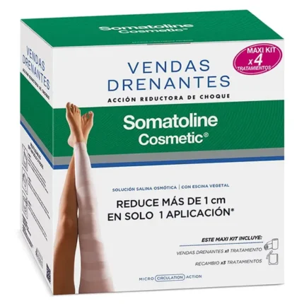 Somatoline Cosmetic Draining Bandages Cream for Slimming Cellulite and Retention 560ml
