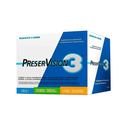 Bausch & Lomb PreserVision Ειδικό Συμπλήρωμα Διατροφής 180 κάψουλες