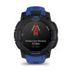 Garmin Instinct 3 AMOLED Aluminium 45mm Αδιάβροχο Smartwatch με Παλμογράφο (Black/Bolt Blue Band) - Image 15