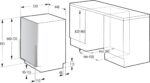 Gorenje Fully Integrated Dishwasher for 11 Place Settings W44xH81cm - Image 5