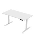Electric Gaming Desk Leader Wooden White 140x70cm