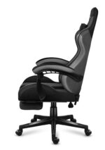 Huzaro Force 4.7 Artificial Leather Gaming Chair with Footrest Grey Mesh - Image 9