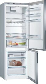 Bosch Fridge-Freezer 419lt H201xW70xD65cm Brushed Steel Anti-Fingerprint KGE49AICA - Image 2