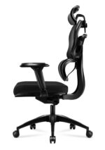 Huzaro Combat 7.0 Fabric Gaming Chair with Adjustable Arms Black - Image 5