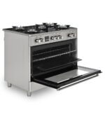 Ravanson Cooker 105lt with Natural Gas Hobs W90cm. Inox - Image 3