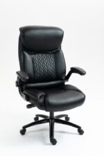 Office Chair with Fixed Arms Black Active Jet - Image 5