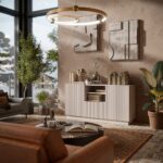Cama LIVERTI chest of drawers 150x42x78 cashmere - Image 3