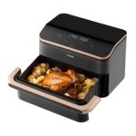 Cosori Dual Blaze TwinFry Air Fryer with Wi-Fi & Double Detachable Bucket 10lt Black - Image 4