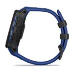 Garmin Instinct 3 AMOLED Aluminium 45mm Αδιάβροχο Smartwatch με Παλμογράφο (Black/Bolt Blue Band) - Image 2