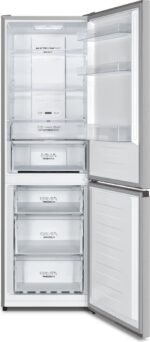 Gorenje Fridge-Freezer 304lt Total NoFrost H186xW59.5xD59cm Inox NRK6192AS4 - Image 2
