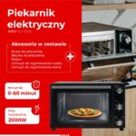 Adler Electric Countertop Oven 60lt Without Burners Black - Image 3