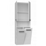 Topeshop Nel 2k Dk Floor Bathroom Column Cabinet White - Image 4