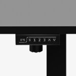 Electric Gaming Desk Wooden Black with LED 140x60x118cm - Image 6