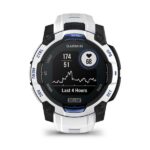 Garmin Instinct 3 Solar Aluminium 45mm Waterproof Smartwatch with Heart Rate Monitor (Whitestone and Blue Limited Edition) - Image 10