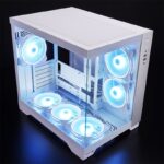 Chieftec Visio GM-30W-TG-OP Cube Κουτί Υπολογιστή με Πλαϊνό Παράθυρο Λευκό - Image 12