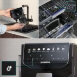 Siemens Eq500 iAroma Αυτόματη Μηχανή Espresso Πίεσης 15bar για Cappuccino με Μύλο Άλεσης Μαύρη TP553E07 - Image 6