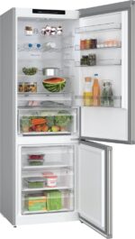 Bosch Fridge-Freezer 440lt Total NoFrost H203xW70xD66.7cm Inox KGN492IDF - Image 2