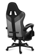 Huzaro Force 4.7 Artificial Leather Gaming Chair with Footrest Grey Mesh - Image 13