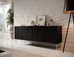 HOLE chest 190x40.5x74.5 cm matte black - Image 3