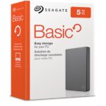 Seagate Basic USB 3.0 / USB 2.0 External 2.5" HDD 5TB Black - Image 2