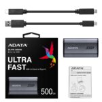 Adata SE800 USB-C External 2.5" SSD 512GB Gray - Image 6