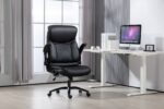 Office Chair with Fixed Arms Black Active Jet - Image 23
