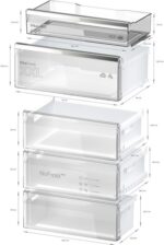 Bosch Fridge-Freezer 440lt Total NoFrost H203xW70xD66.7cm Black KGN49LBCF - Image 40
