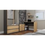 Desk Dany Wooden Brown 120x50cm - Image 5
